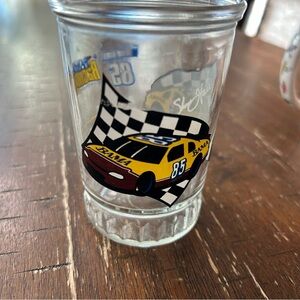 Vintage 90’s Team Bama NASCAR Promotional Glass